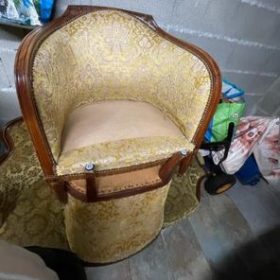 fauteuil-dore-bois